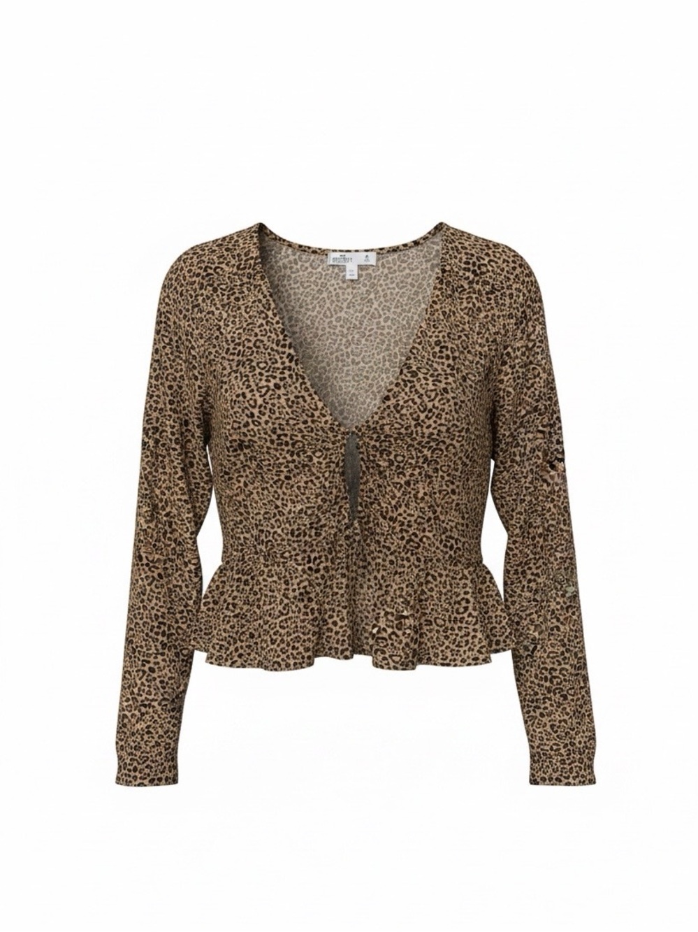 Hollister animal print blouse